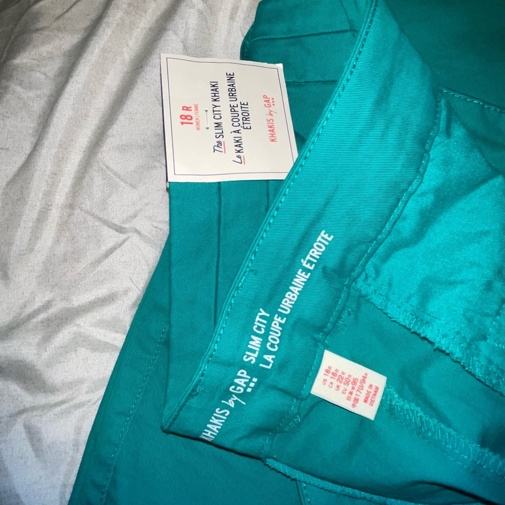 Green Khakis by GAP